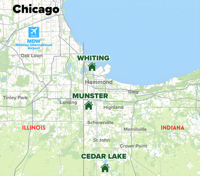MiniGolfHouse Locations Map